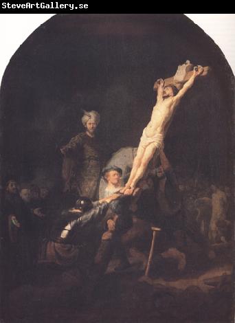 REMBRANDT Harmenszoon van Rijn The Raising of the Cross (mk33)